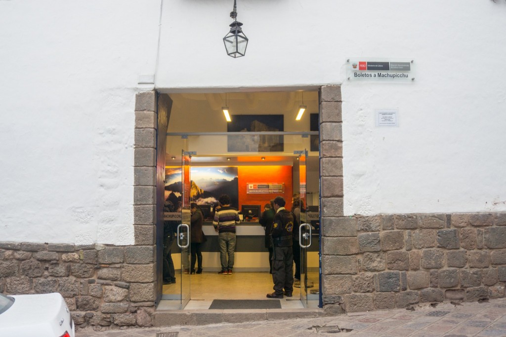 Machu Picchu Cusco ticket office