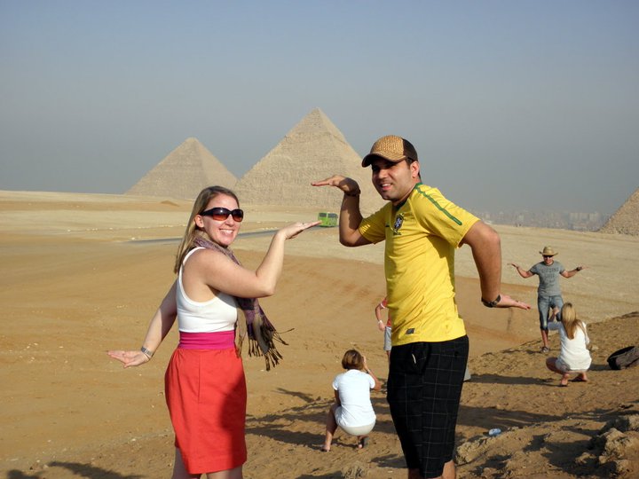 Jessica and Adriano in Cairo, Egypt