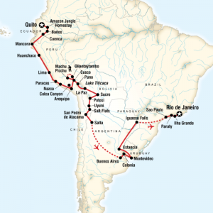South America itinerary