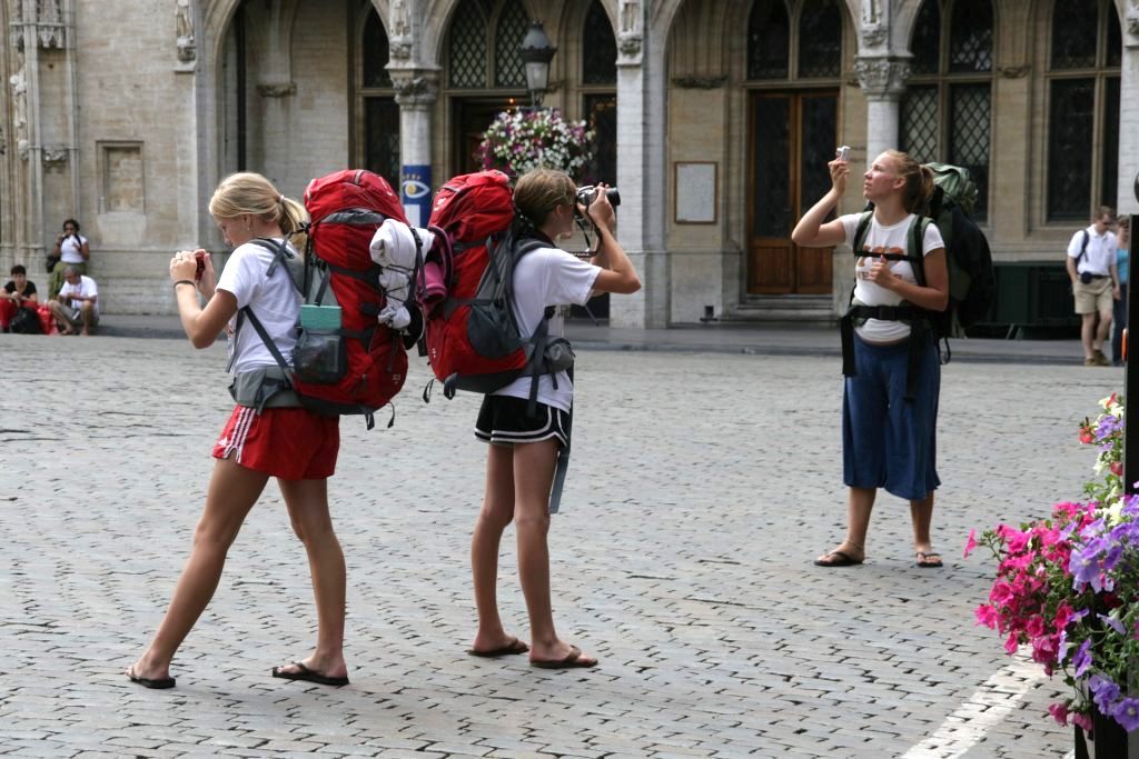 overzealous backpacker