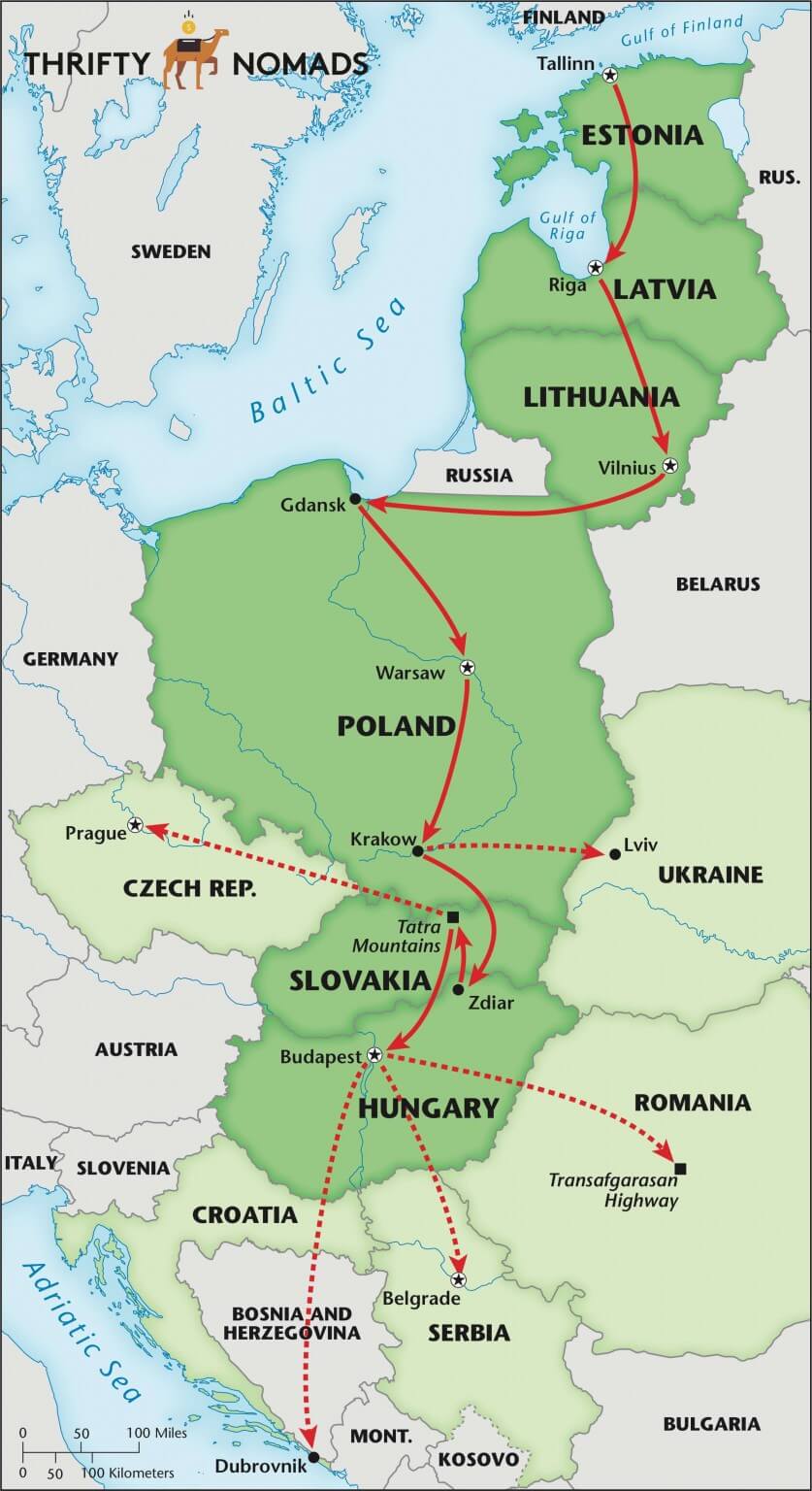 travel through eastern europe