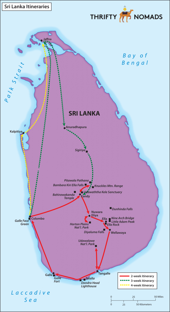 Sri Lanka Itineraries